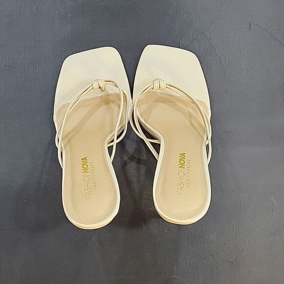 BRAND NEW FASHION NOVA HIGH HEEL STILETTOS SQUARE TOE SANDAL - Picture 6 of 16